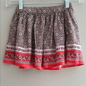GAP kids Blue and Red Bubble Mini Skirt